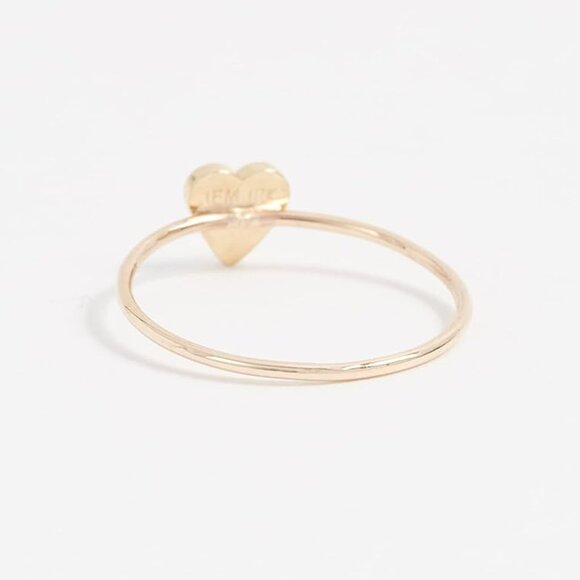 Jennifer Meyer 18k Gold Mini Heart Ring - Picture 3 of 5